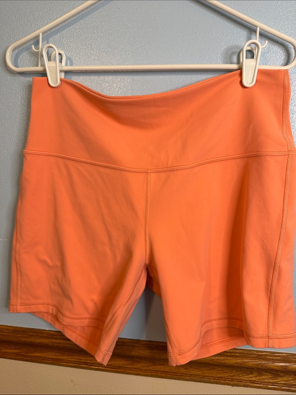 Lululemon Align High-Rise Shorts 6" Sunny Coral Orange - Size 12 (W7BRWS)